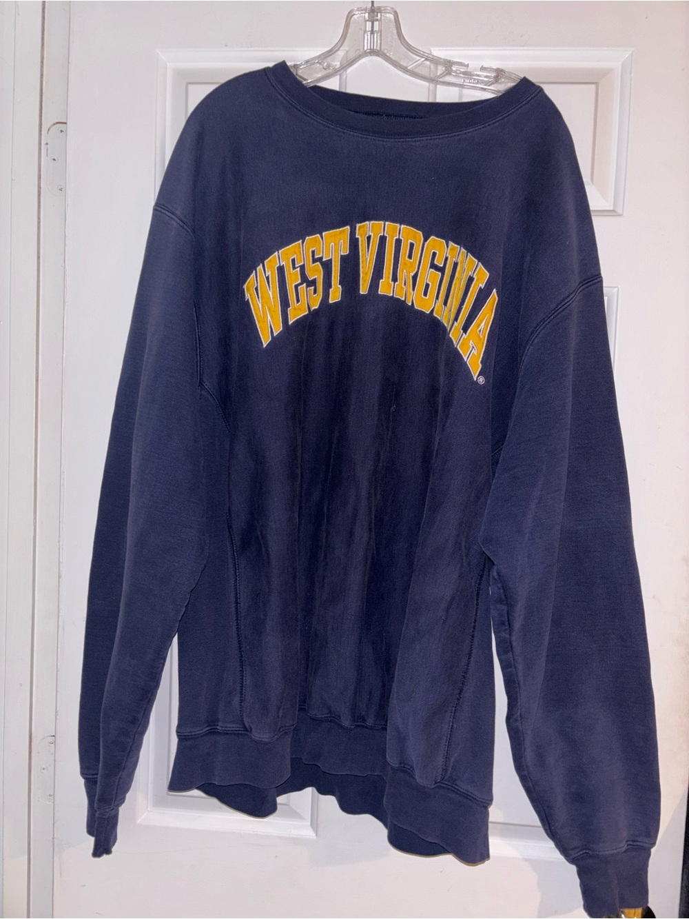 Steve & Barry's Navy Sweatshirt with Gold 'West Virginia' Arch